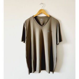 Lacoste V Neck Tee Shirt